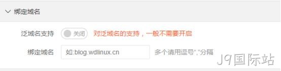 绑定域名