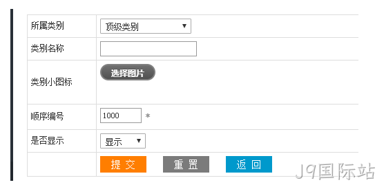 商品类别